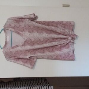 Women's tie top like new animal print